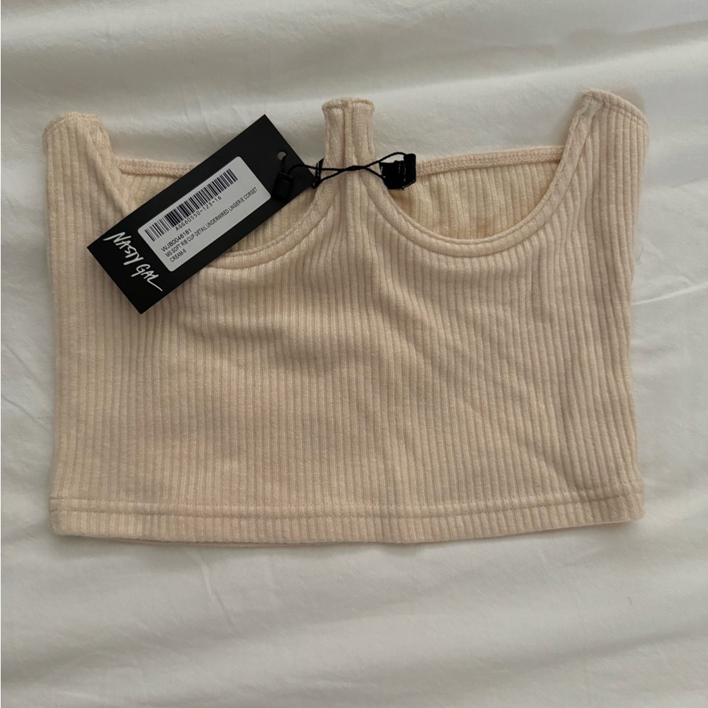 Nastygal Underwire Rib Top